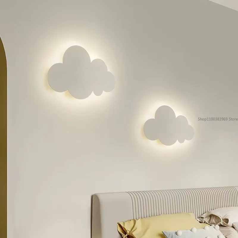 Modern Minimalist Wall Light Bedside Wrought Iron Acrylic Wall Lamp Led Light Adjustable Lamp for Childrens Room Cute Room Decor