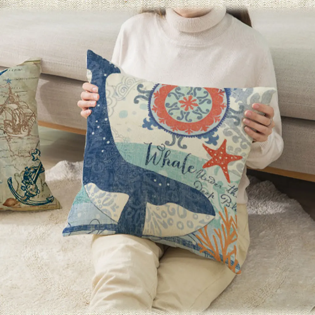 

Наволочки с морскими животными для обеспечения комфорта и прочности, 4 шт.