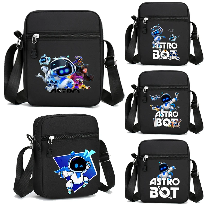 Astro Bot сумки на плечо для сотового телефона фигурки аниме ткань Оксфорд