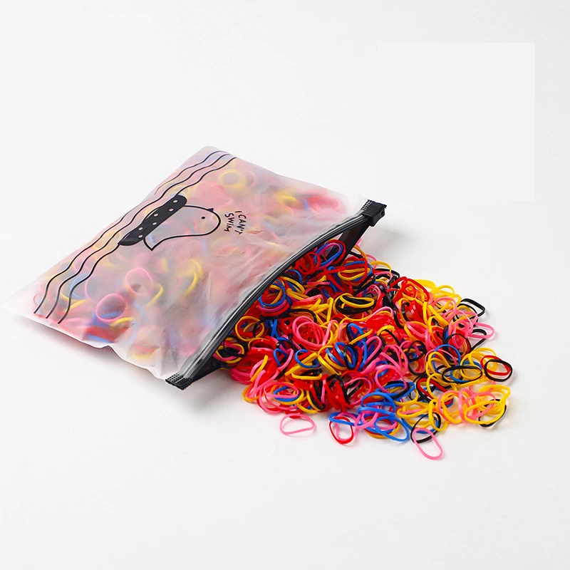 2000 шт. аксессуары для волос девочек подарок принцессы Милая резинка эластичные