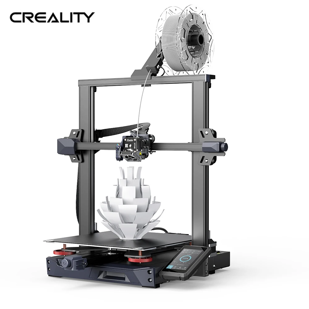 

Ender-3 S1 Plus Creality 3D Printer CR-Touch Auto-leveling Silent Large Print Size 300*300*300 Sprite Dual-Gear Direct Extruder