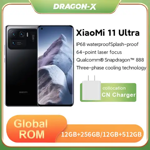 Xiaomi Mi 11 смартфон с восьмиядерным процессором Snapdragon 888, ОЗУ 12 Гб, ПЗУ 256 ГБ/512 ГБ, 120 Гц, 5000 мАч