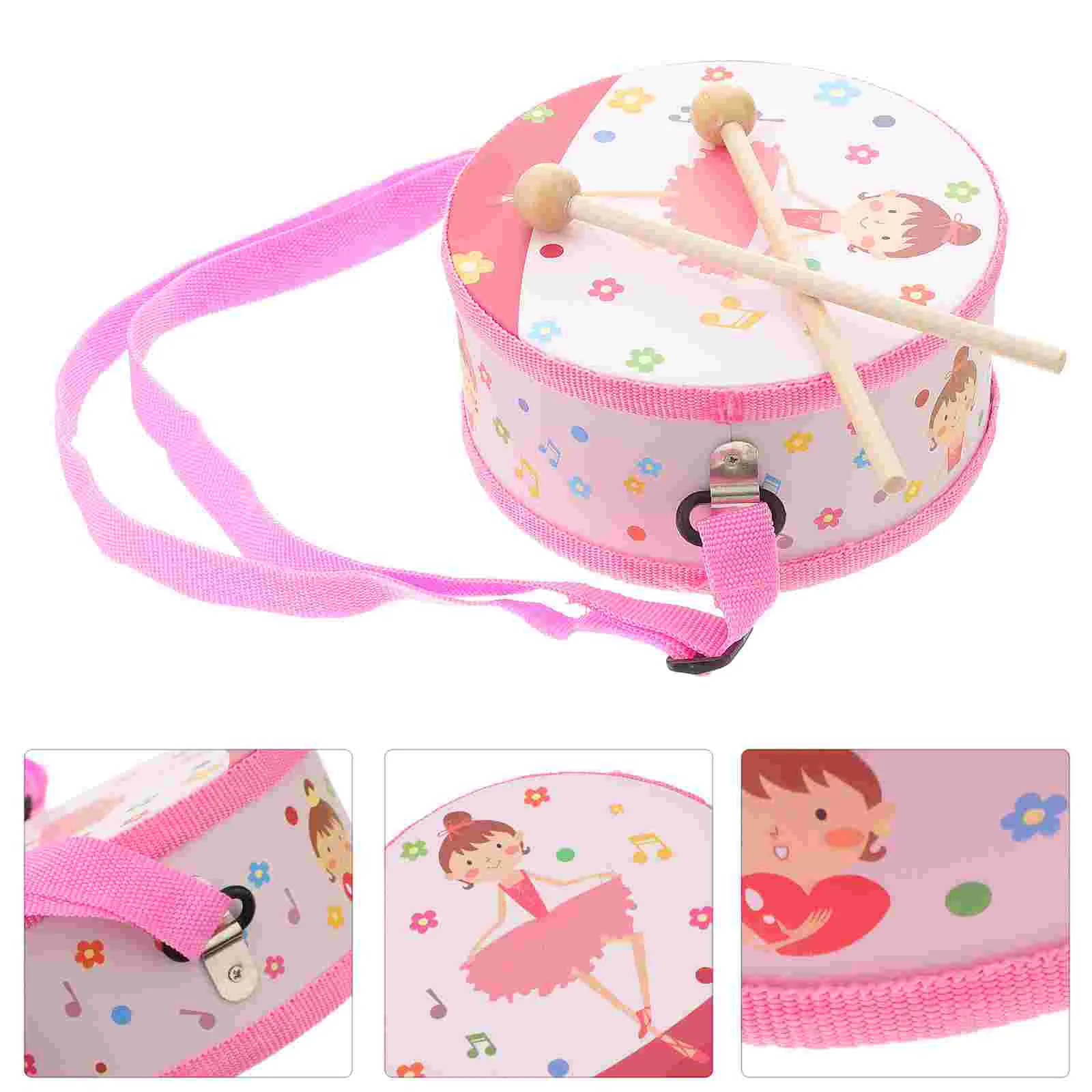 

Baby Music Toy Toddler Drums Wood Drum Toy Kids Drum Mallet Hand Knocking Music Toy Kid Drum Drums Musical Knocking Toy