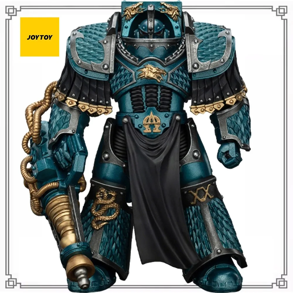 Фото 100% Оригинальный, подлинный JOYTOY Warhammer: The Horus Heresy Lernaean Terminator с конверсионной пушкой-лучом. Быстрая доставка. №1