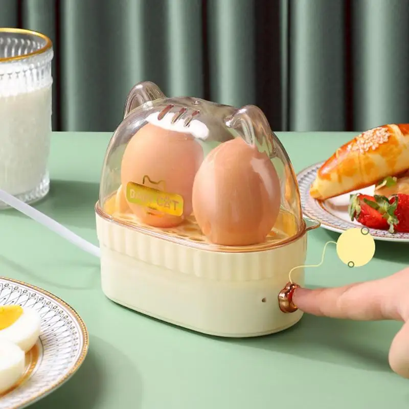 

Nutritional Egg Steamer Mini Egg Cooker Breakfast Steamer Household Auto Power Off Small Multifunctional Egg Steamer Easy to Use