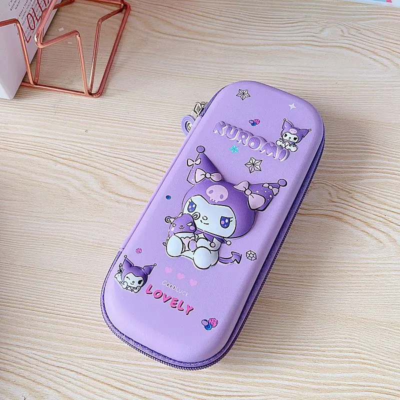 Фото Пенал Pochacco Cute Kawaii Sanrio 3D, водонепроницаемый, ударопрочный, с жестким корпусом, для школы, оптом №5