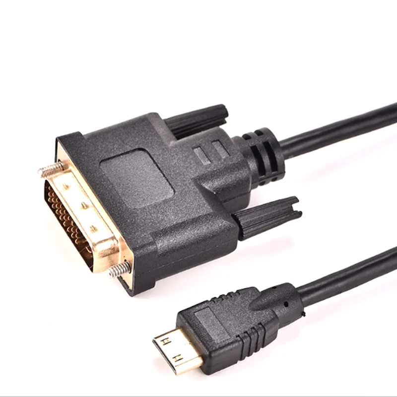 1 м/1 8 м Mini HDTV HDMI-совместимый HD-D 24 + 1-контактный адаптерный кабель 3D 1080p для ЖК-DVD XBOX