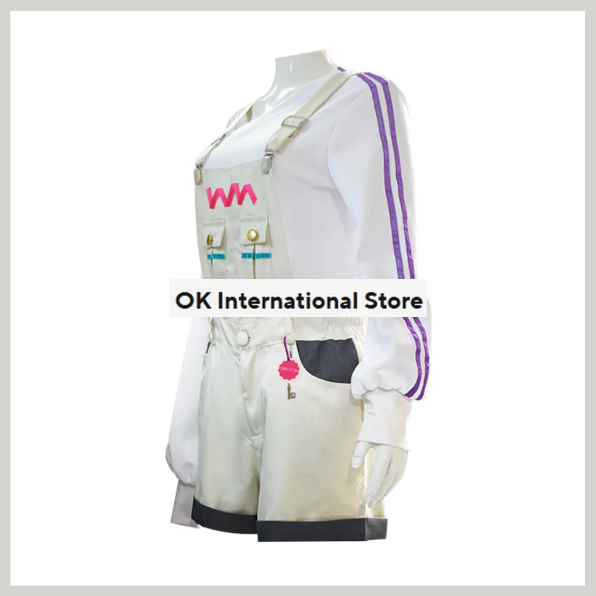 Женский костюм для косплея из аниме NNIJISANJI EN Elira Pendora легкие комбинезоны футболка