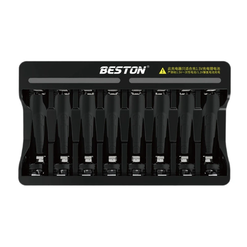 

Интеллектуальное зарядное устройство Beston для литиевых аккумуляторов, 8 ячеек, 1,5 в, AA, AAA