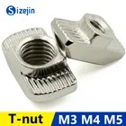 20-100 шт., Т-образная гайка M3M4M5 для 20 серии
