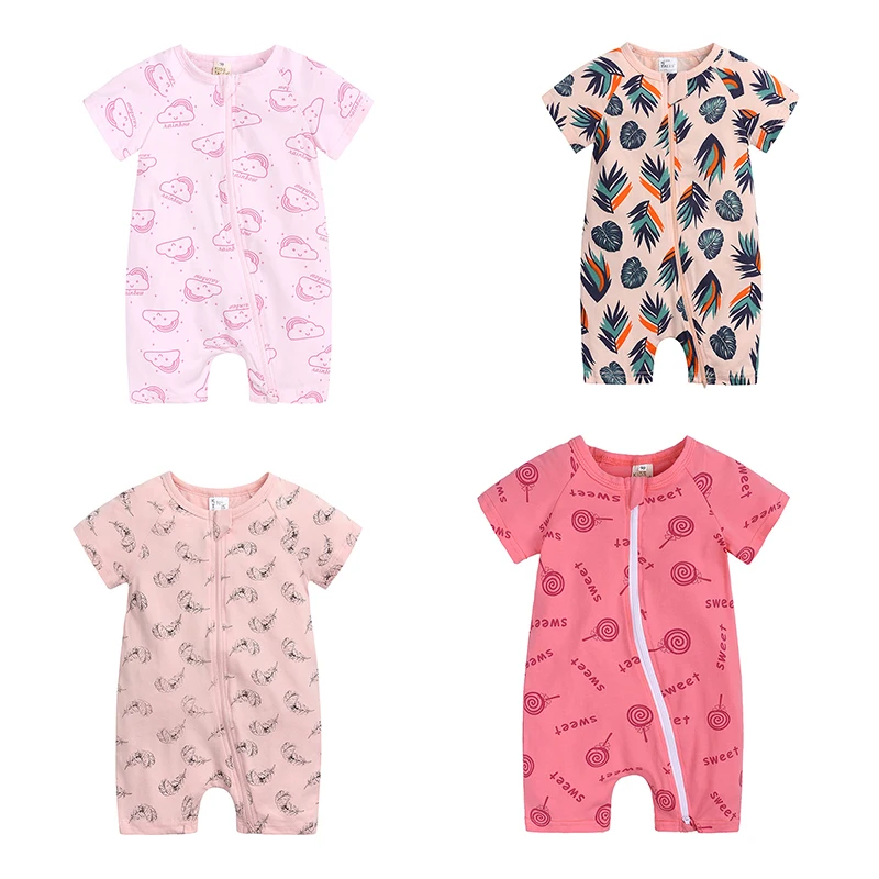 

SAILEROAD Cartoon Lollipop Pajamas Boys Girls Baby Onesies Newborn Summer Pijama Infantil Infant Cotton Jumpsuit Clothes