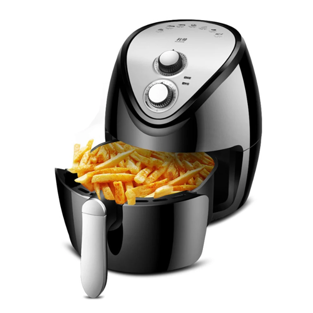 

Air Fryer without Oil Smart Fume Free Household High Power 5.5L Large Capacity Oil Free Electric Fryer French Fries Machine