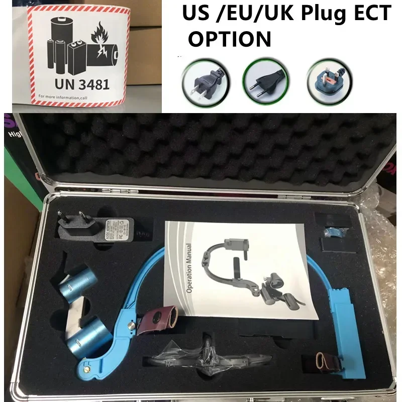 Налобный фонарь с лупой 2 5x 3