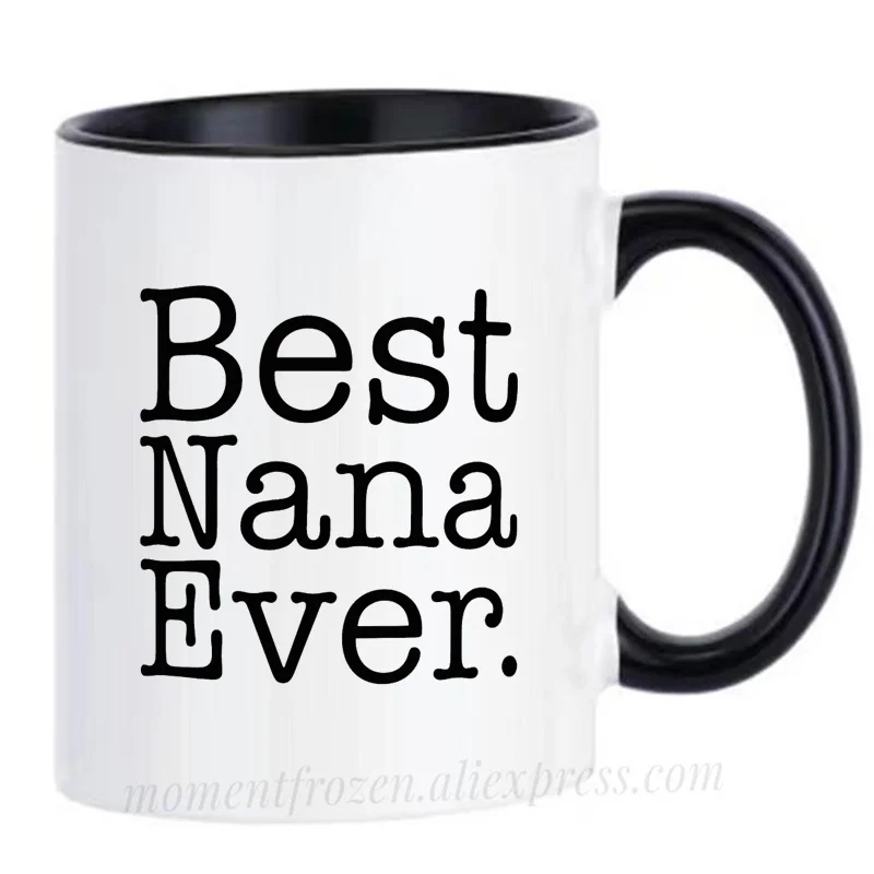 

Best Grandma Grandmother Nana Mugs Handle Tea Coffee Cups Creative Milk Drinkware Morph Coffeeware Home Decor Birthday Gifts