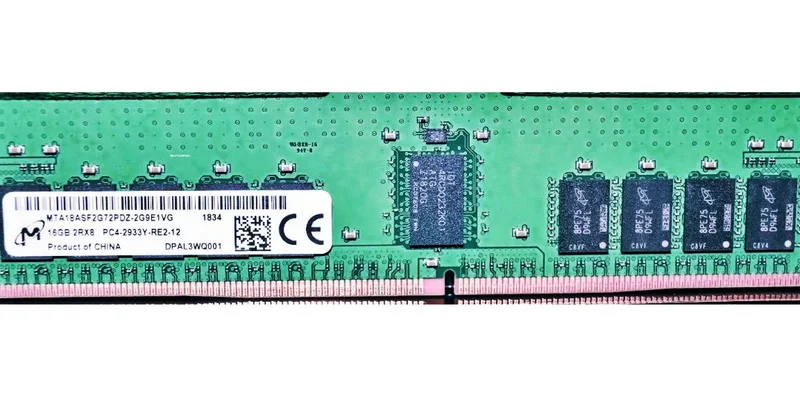 

RAM applies to CRUCIAL 16G 2RX8 PC4-2933Y REG server memory MTA18ASF2G72PDZ-2G9E1
