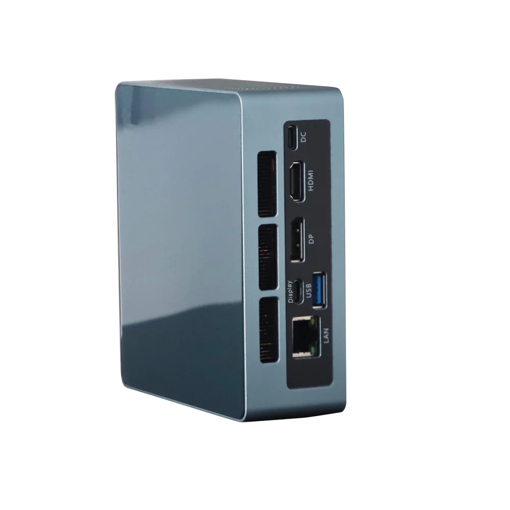 Новейший вентилятор Mini PC Alder Lake N100 Intel Core i7 1360P 1260P i5 12450H Palm Computer DP HDMI Type-C Windows11 LAN Office