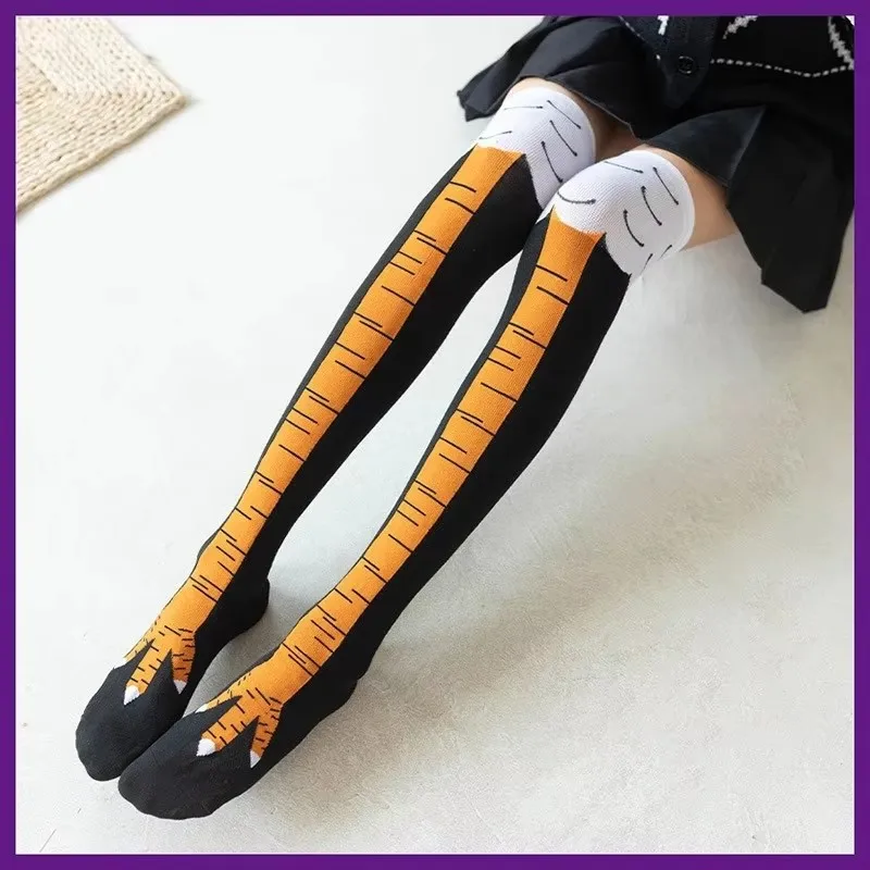 Длинные носки для больших девочек и мальчиков забавные хлопковые креативные