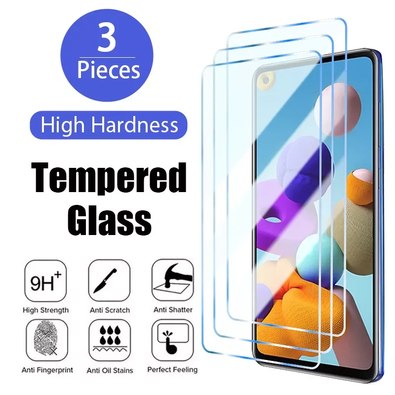 

Protective Glass for Samsung A72 A12 A51 A52 A71 A31 A70 A22 A21S Screen Protector for Samsung M51 M31 M21 A32 M12 Glass