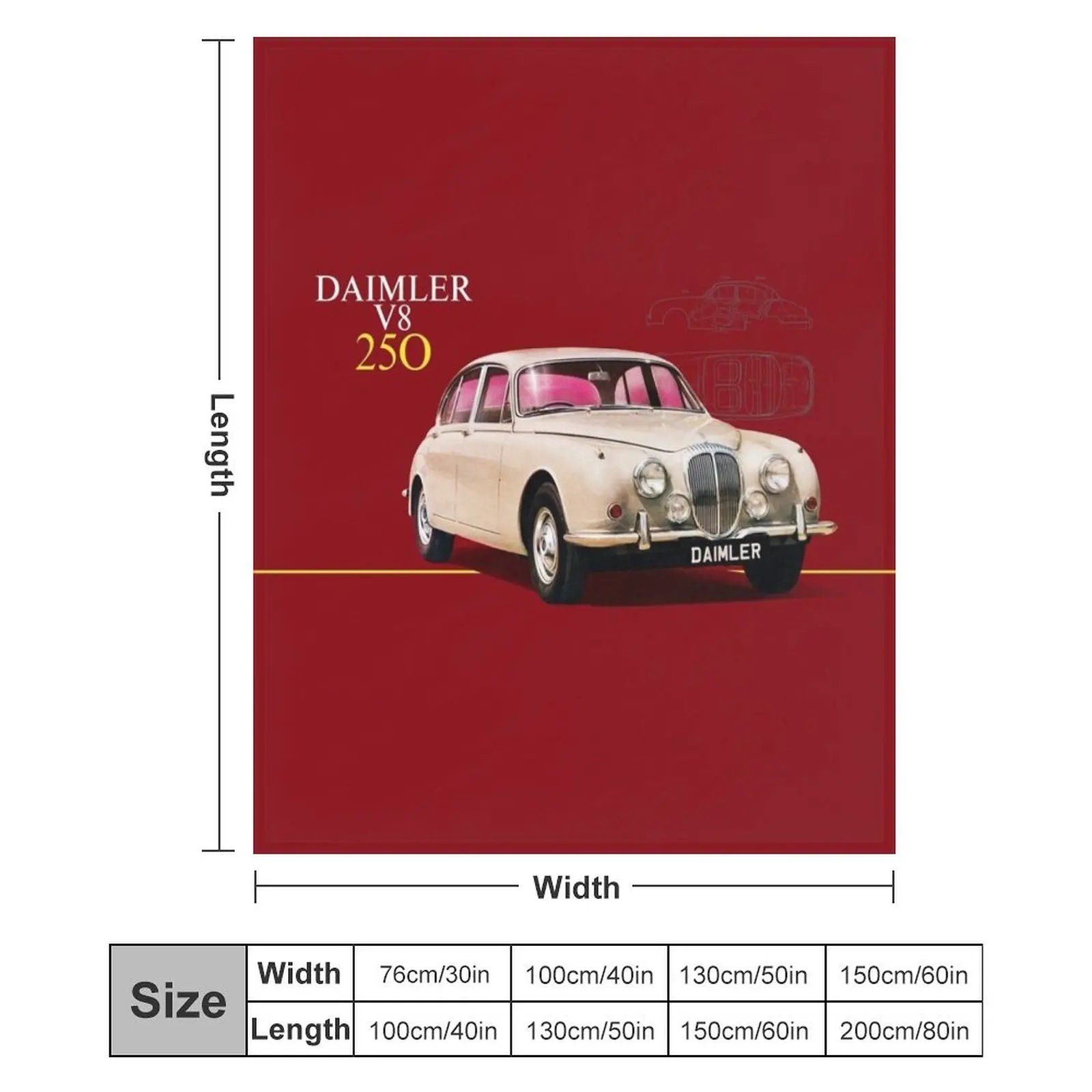 Одеяло DAIMLER V8 250 рождественские украшения термобелье для путешествий одеяла и