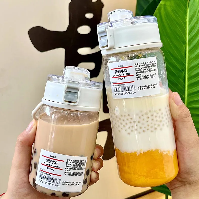 

Kawaii Water Bottle Office Traveling Cup Student Couple Sports Water Cup Ins Plastic Handy Cup with High Appearance
