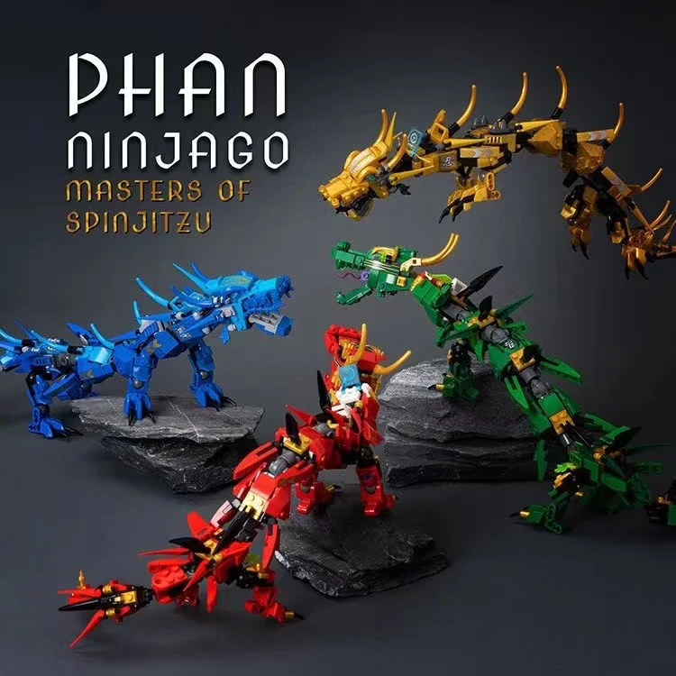 

Phantom Ninja Ancestor Dragon Building Block Lloyd Flying Robot Dragon Chinese Divine Beast Flying Dragon Children's Toy Gift