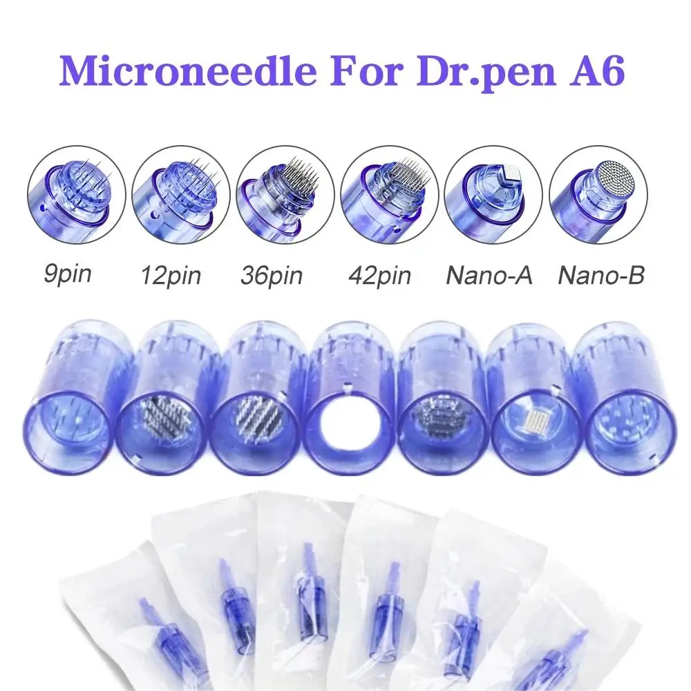 

Dr.pen Ultima A6 Replacement Needle Nano Cartridges Bayonet Skin Care Microneedle Derma Pen Tattoo Kit Micro Needles