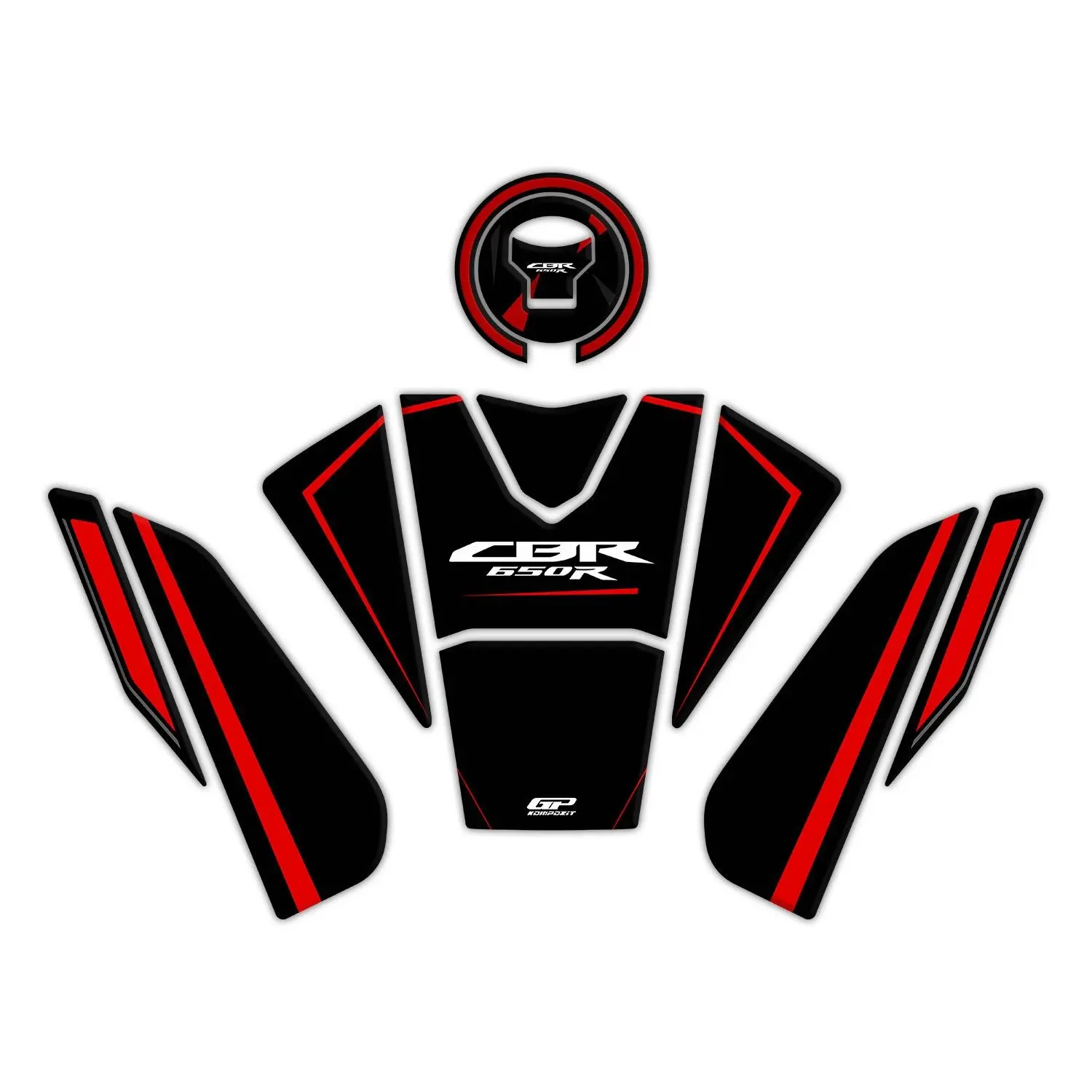 

Комплект композитных подушек для бака GP для CBR 650 R 2019-2022