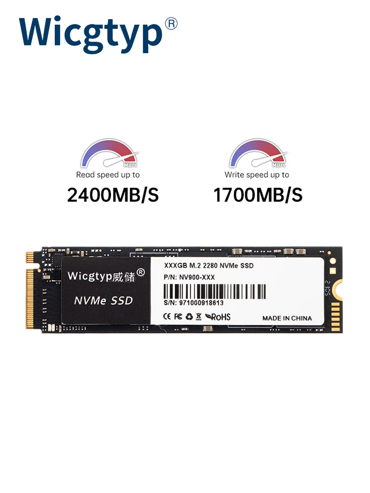 NVMe 2TB 1TB 128GB 256GB 512GB SSD M2 M.2 PCIe3.0 Interno Disco Duro Solid для ПК Настольный ноутбук TLC Жесткий