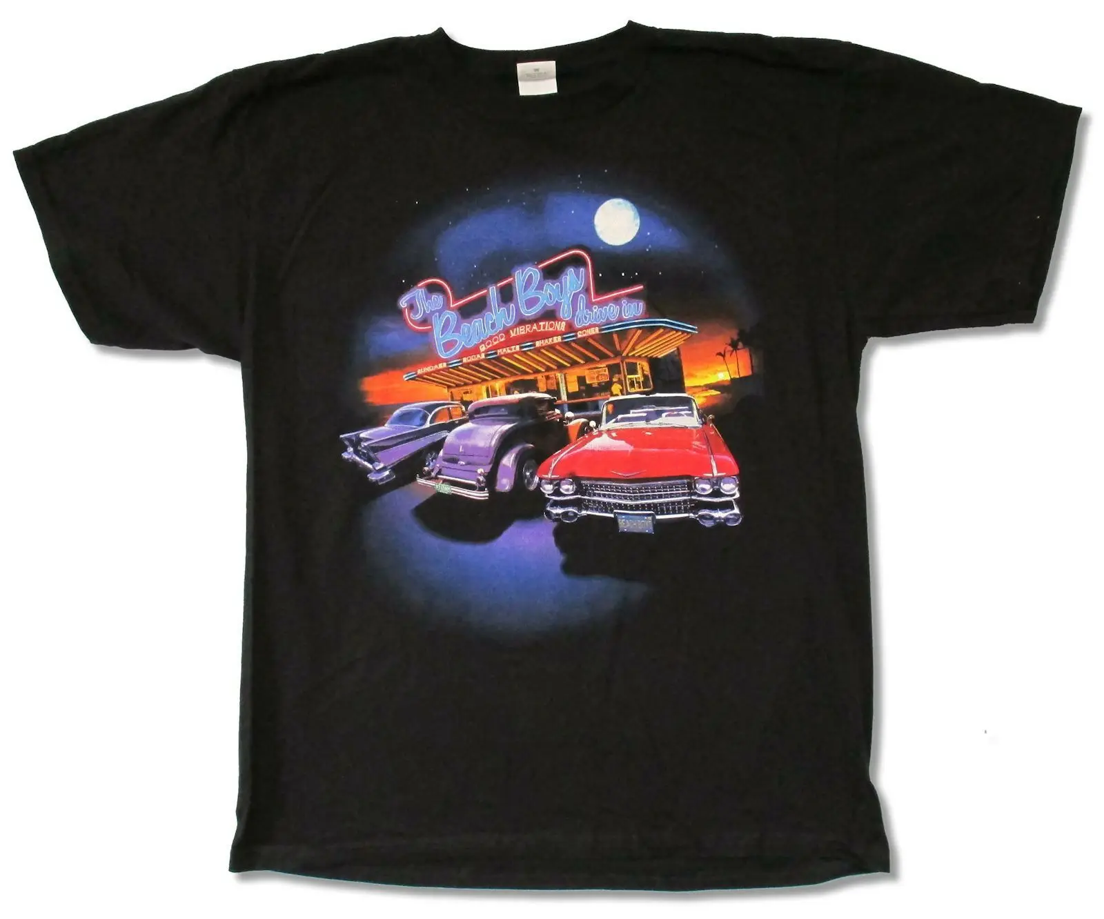 

Beach Boys Drive In Tour 2011 (Shippensburg) Black T Shirt New