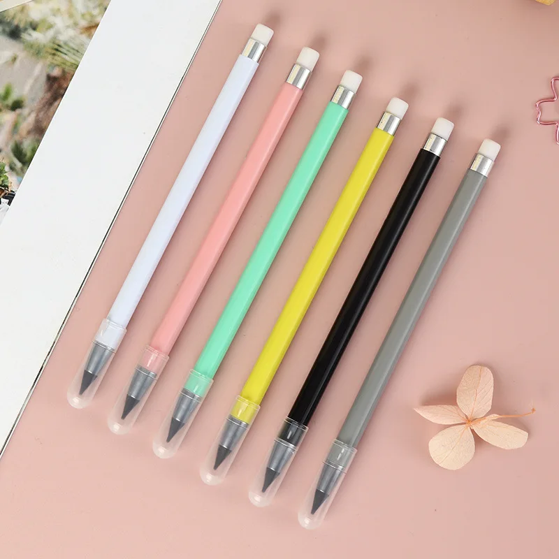 

New Eternal Pencil Black Technology Can Never Finish Writing Macaron Color without Sharpening and Not Easy to Break Pencil Facto