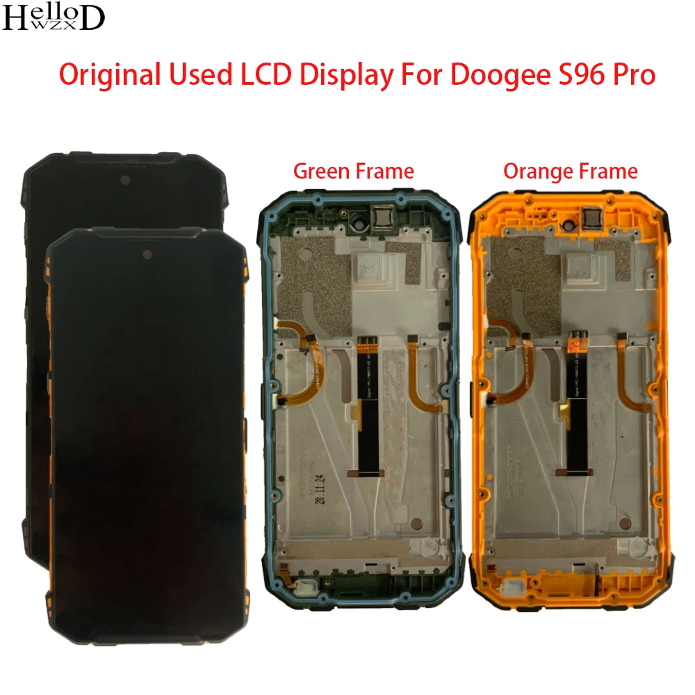 

Оригинальный черный ЖК-дисплей с рамкой для Doogee S96 Pro