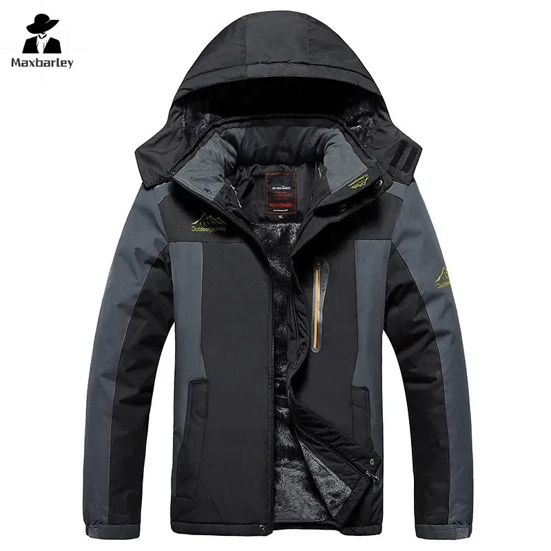 9XL 8XL 7XL зимняя куртка мужская уличная повседневная толстая теплая