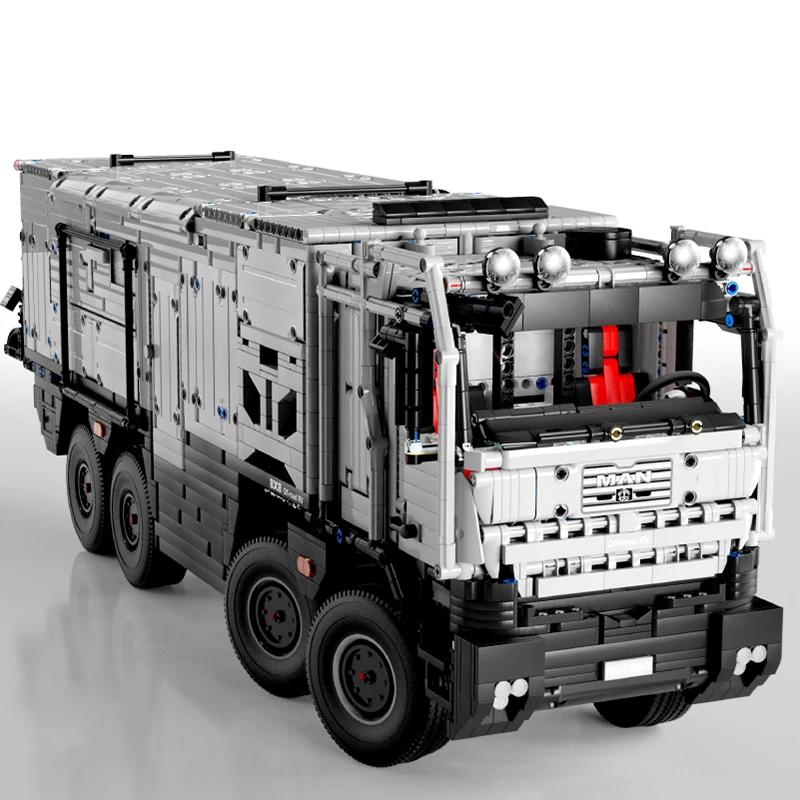 

T4009 6068 шт. 8x8 Роскошная экспедиция Кемпер высокотехнологичный мужской RV внедорожник с дистанционным управлением сборка Кирпичи Строительные блоки игрушки для взрослых