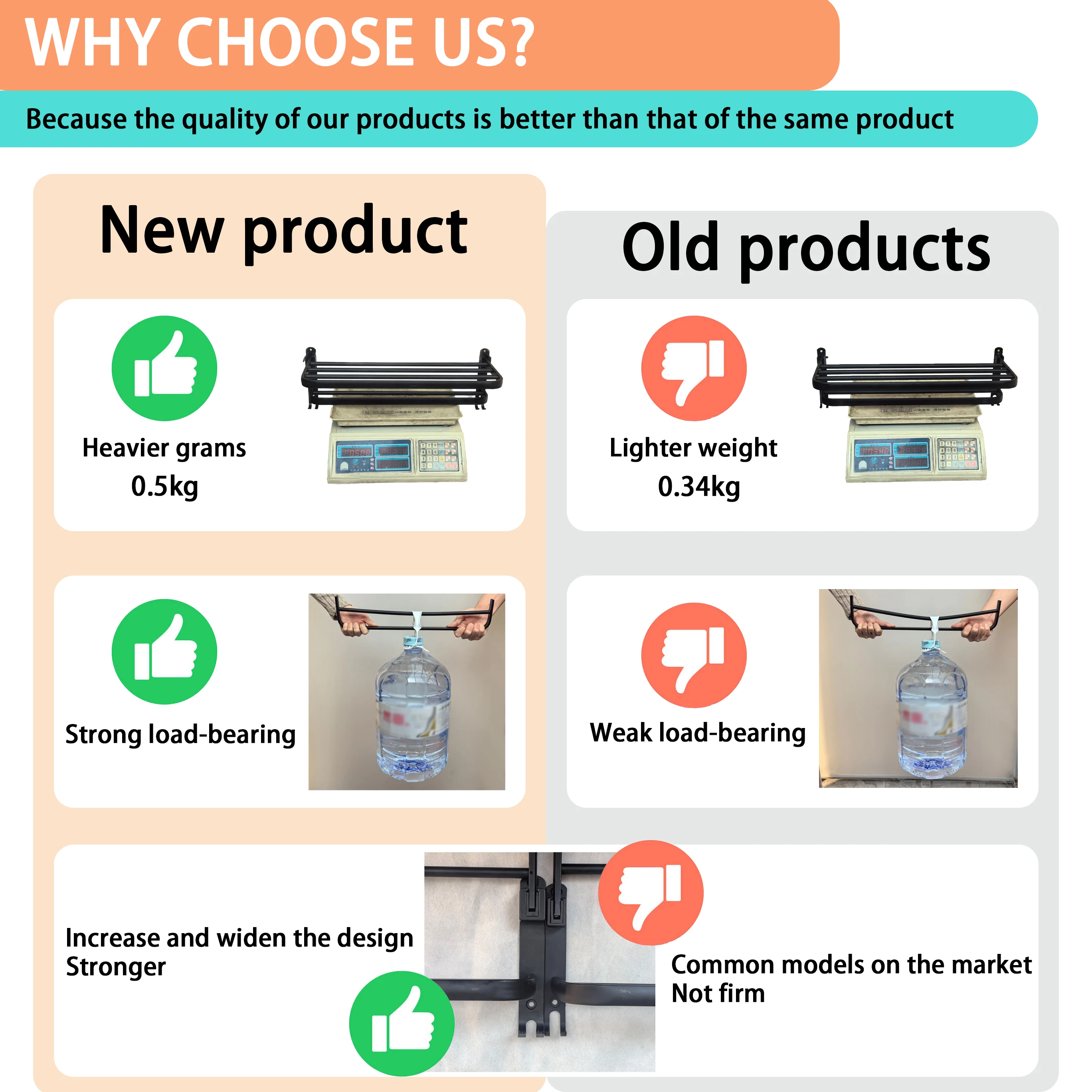 Многофункциональная алюминиевая складная вешалка для полотенец