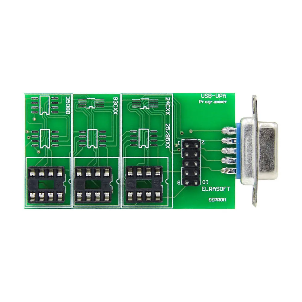 Тест адаптера UPA Eeprom Clip 24Cxx/25/95xx/93Cxx/35080 для USB-программатора