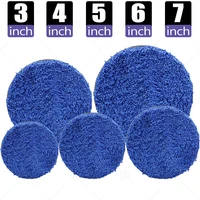 34567 inch removing wax buffer pads microfiber polishing pad replaceable buffing pads for daro polisher car wash clean