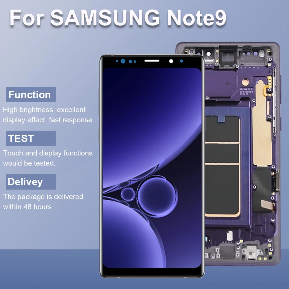 AMOLED Note 9 N960 N960F Экран в сборе для Samsung Galaxy ЖК-дисплей с дигитайзером сенсорного