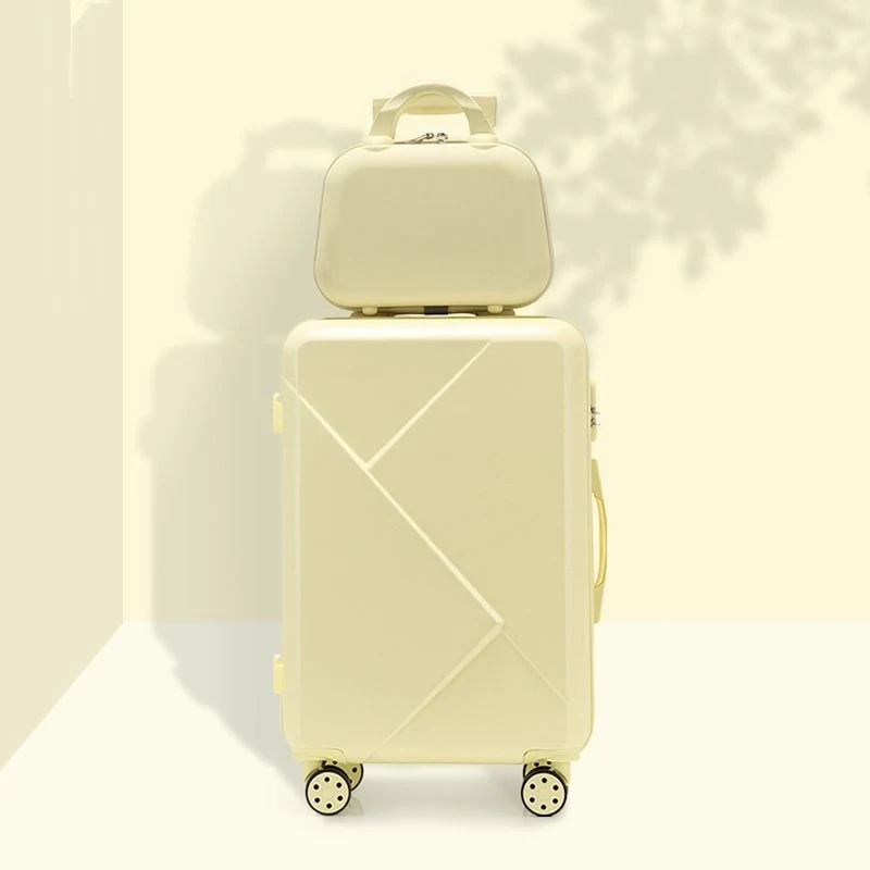New luggage, student trolley case, women's large capacity travel boarding case, sturdy and durable men's and women's luggage