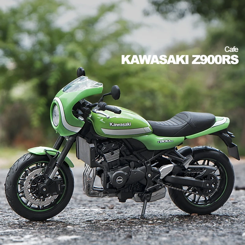 

Модель мотоцикла Maisto 1:12 Kawasaki Z900RS Cafe H2R KX450F из сплава, амортизатор, коллекционная Игрушечная машина, подарок для детей