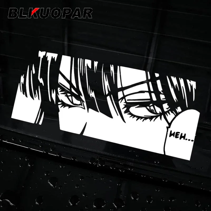 

BLKUOPAR для черно-белых глаз девушка HEH коробка наклейки на автомобиль вырезанные креативные личные виниловые графики