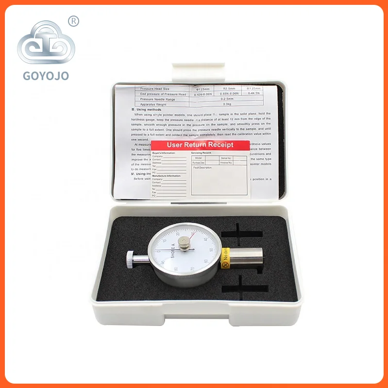 

LX-A-2 Shore Hardness Durometer Hardness Tester Steel Gauge Measuring for Hardness Portable Durometer-hardness-tester