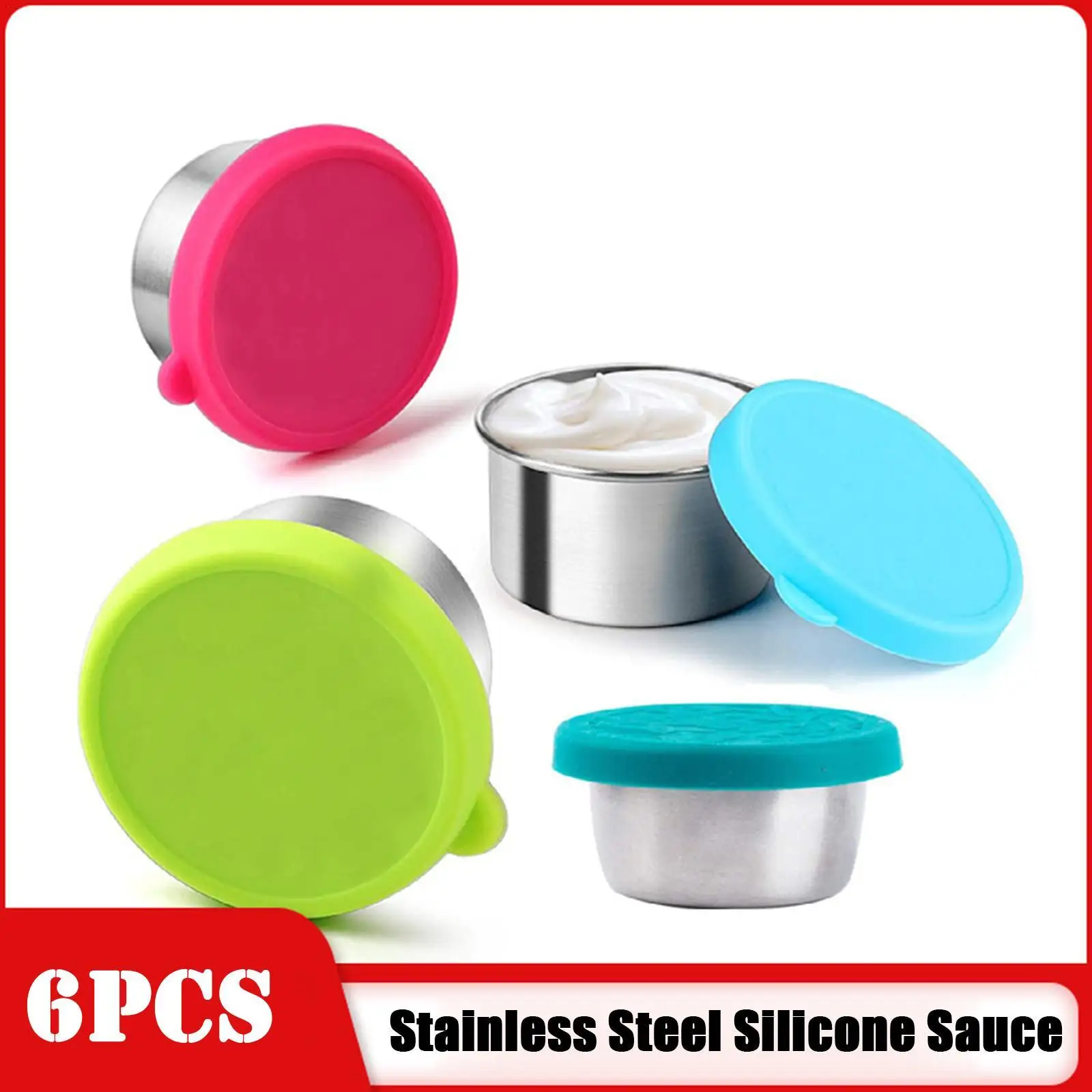 

Стальной контейнер для соуса, 6 шт.