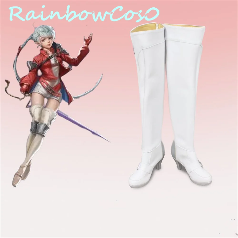 Обувь для косплея Leveilleur последней фантазии, ботинки, сапоги, аниме, карнавал, фотоальбом, Хэллоуин, Рождество W3038 Обувь для косплея Leveilleur последней фантазии, ботинки, сапоги, аниме, карнавал, фотоальбом, Хэллоуин, Рождество W3038