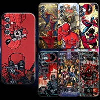 marvel spiderman comics for huawei honor 9a 8x 9 9x lite 10 10i 10x lite phone case funda carcasa liquid silicon coque