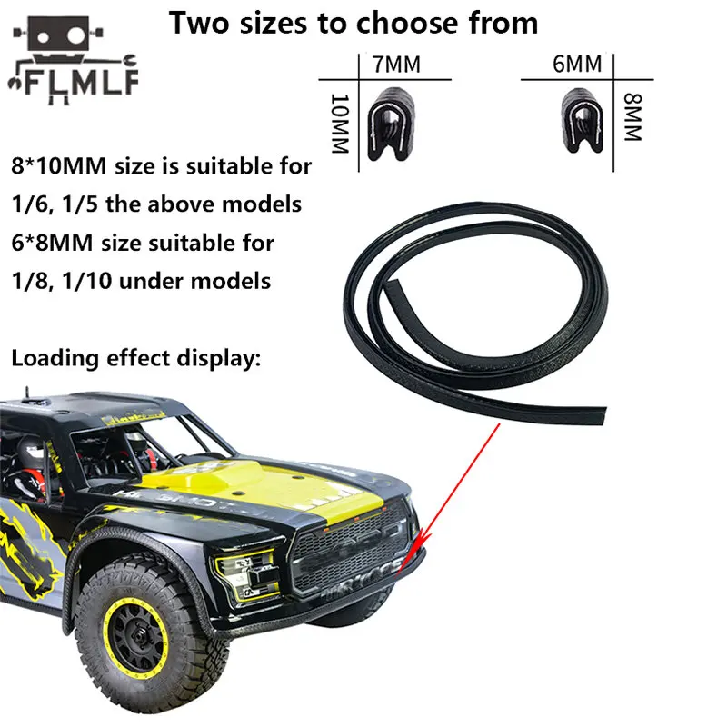 1/5 1/8 1/10 Корпус кузова радиоуправляемого автомобиля защитная полоса для hpi baja losi HSP Tarxxas Φ D90 гусеничный автомобиль Axial SCX10 CC01 RC4WD