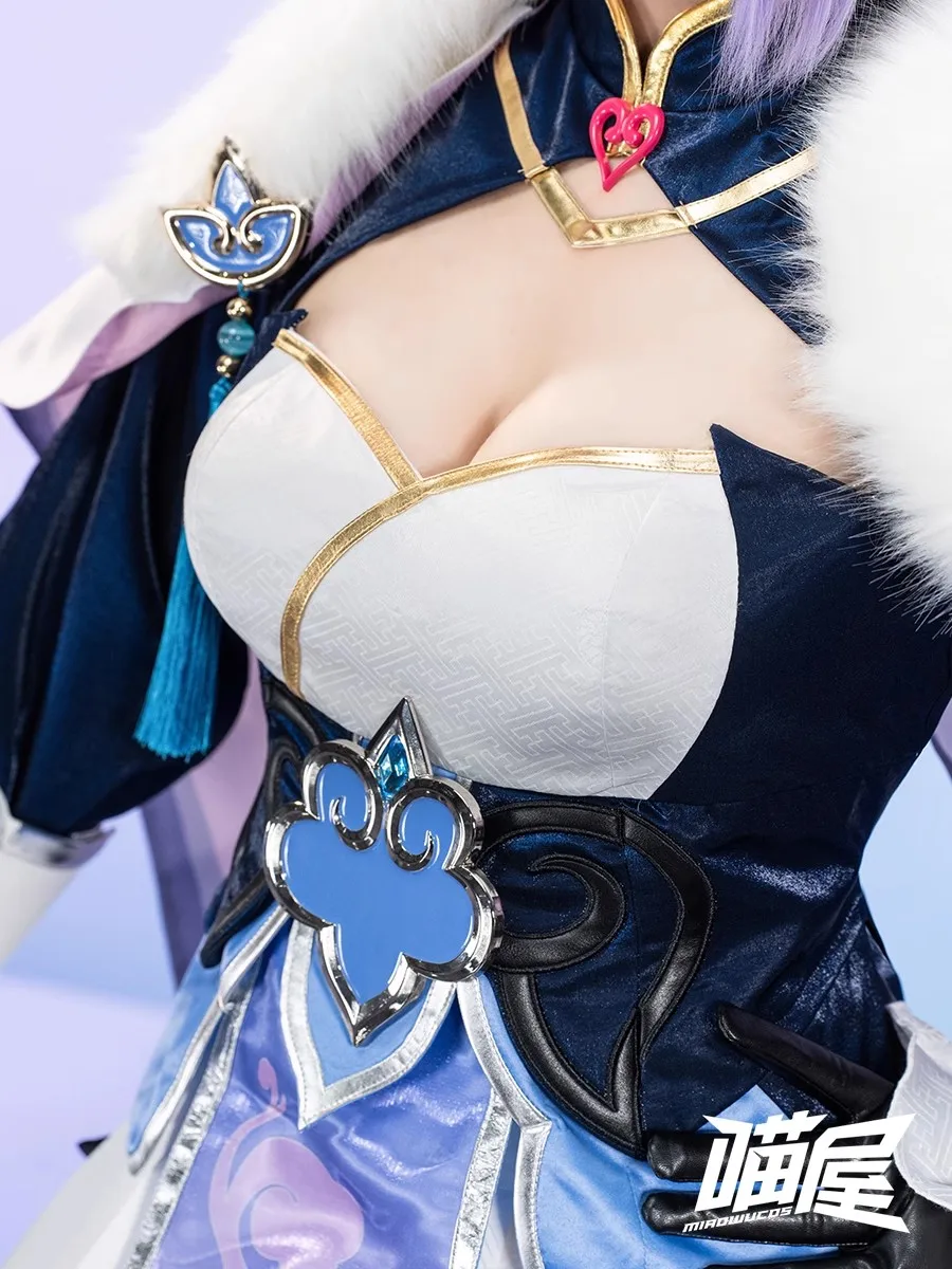 COS-KiKi Honkai: Star Rail Baiheng игровой костюм великолепная милая униформа косплей Хэллоуин