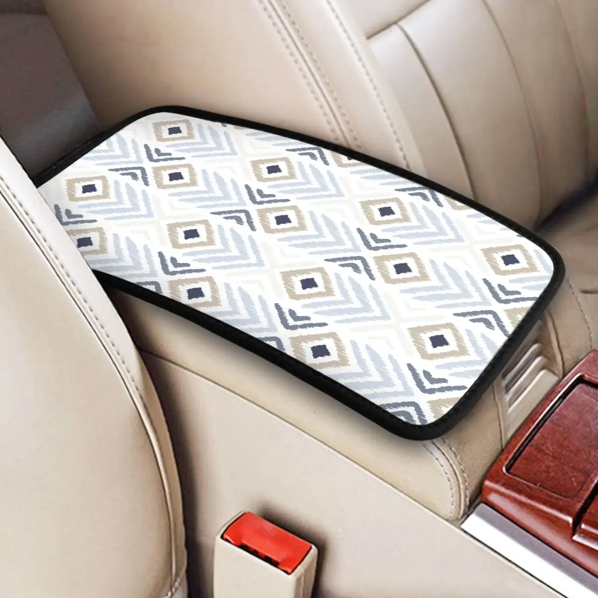 

Кожаный коврик для автомобильного подлокотника, 32x19 см