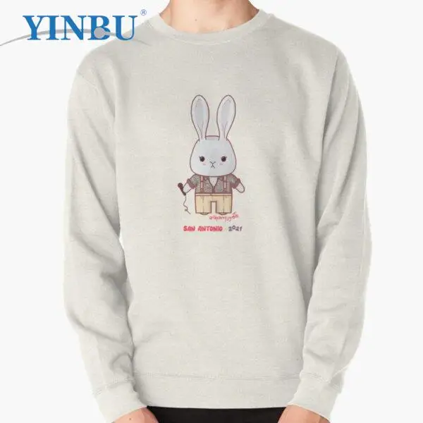 

Bunny on tour; San Antonio pullover sweatshirts Fashion clothes for men new in hoodies streetwear