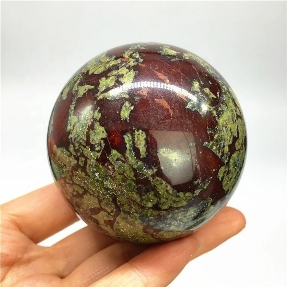 

300g Natural reiki stone dragon blood stone ball