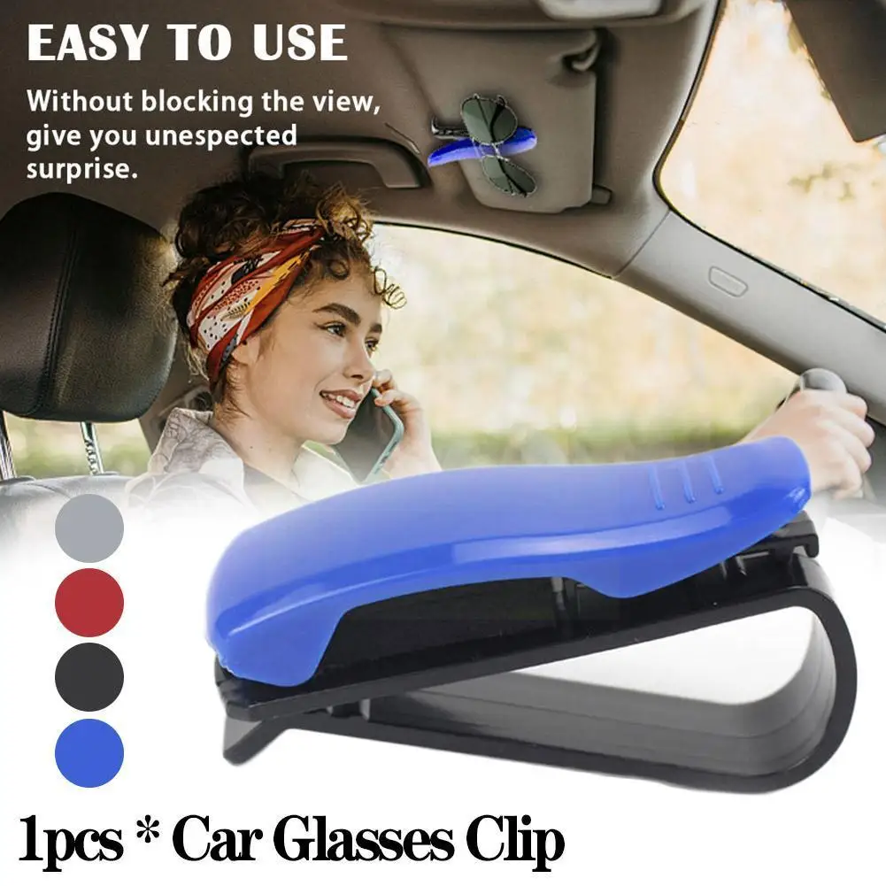 

Universal Car Sun Visor Glasses Box Holder Clip Sunglasses Card Holder Fastener Ticket Eyeglasses Car Clip Portable Accesso X8I6